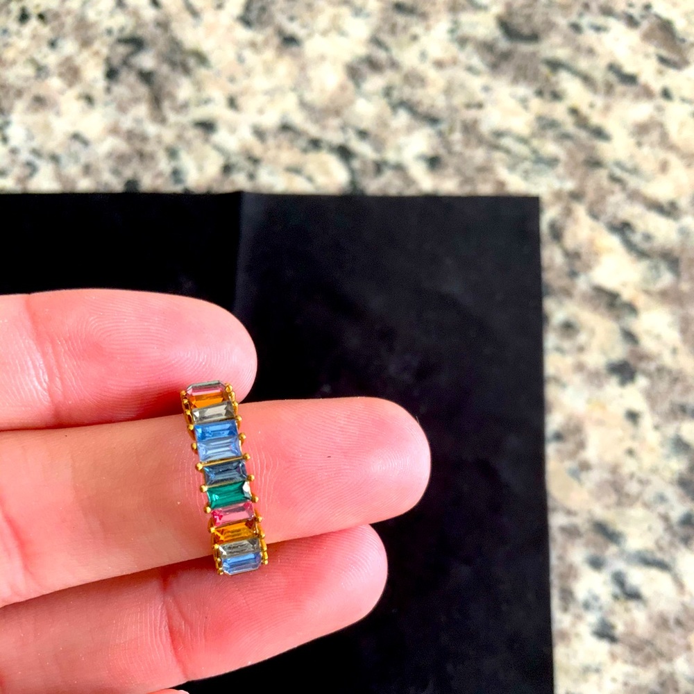 Multi-Color Stone JCrew Ring